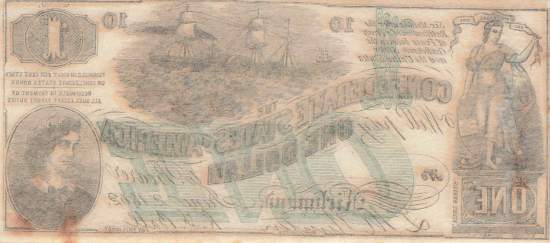 1 Dollar 1862